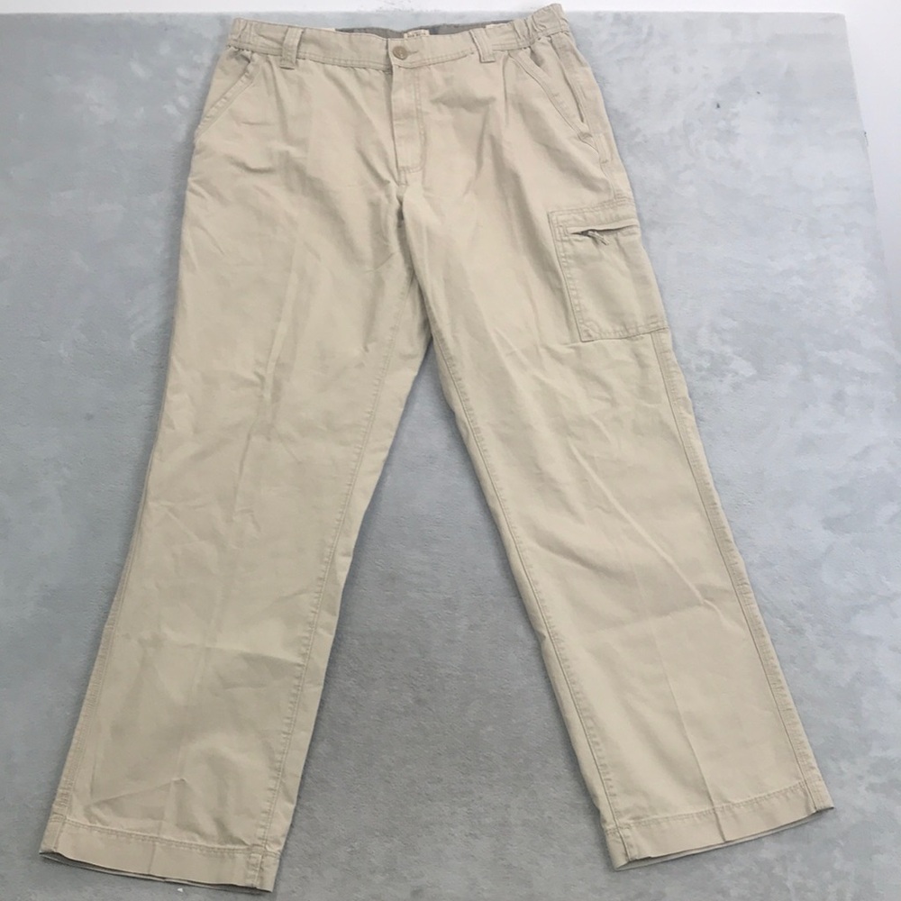 Red Head Brand Men's 100% Cotton Cargo Khaki's Size 36 X 34